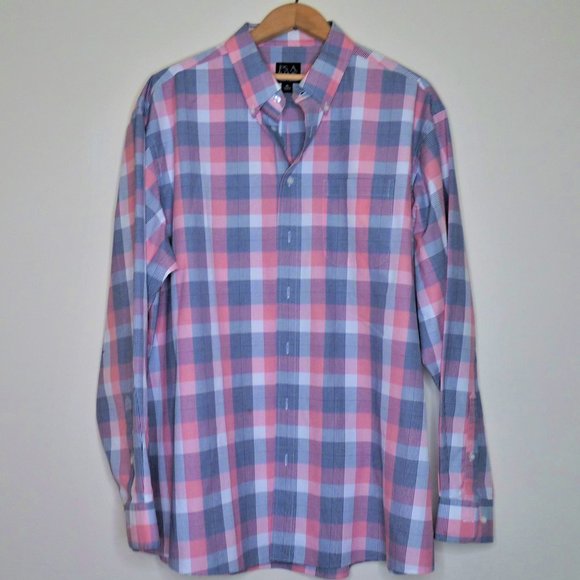 Jos A Bank Casual Button Down Shirt - Picture 2 of 5